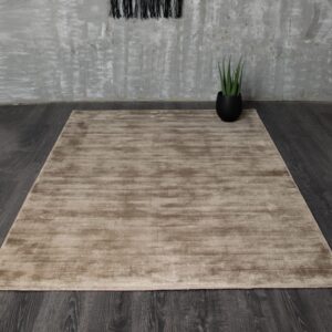 שטיח טימבר (ויסקוזה) - אפור כהה עגול