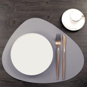 פלייסמנט שקד מארז 4 יחידות - אפור