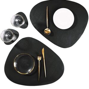 פלייסמנט שקד מארז 4 יחידות - שחור