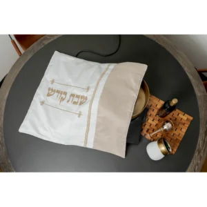כיסוי פלטה  פנינה - שמנת