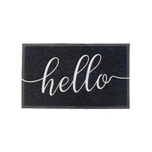 שטיח רעות - HELLO שחור