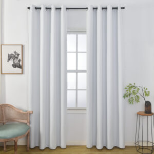 וילון מיכל האפלה 100% - לבן