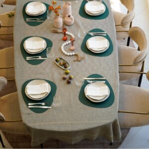 מפת שולחן גקארד דמוי פשתן אבישג - מרווה