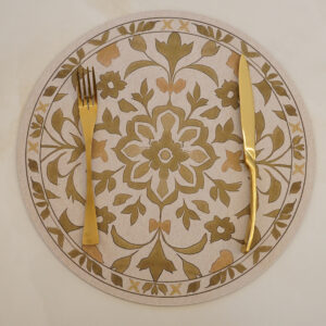 רנר פלייסמט עמיד בחום ברון - דגם 57