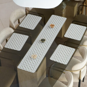 רנר פלייסמט עמיד בחום ברון - דגם 59