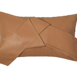 כרית נוי דמוי עור מיילו - דגם 2